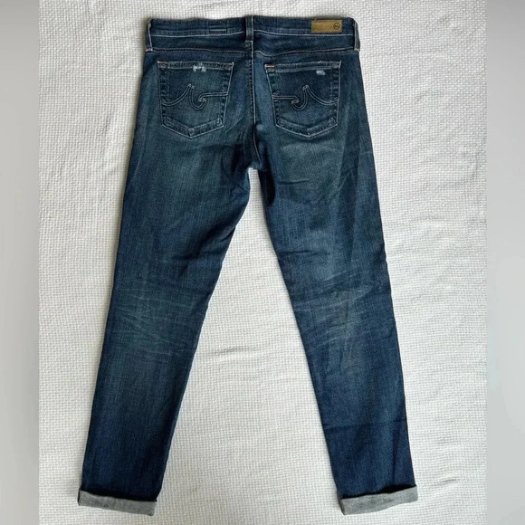 AG Adriano Goldschmied Jeans Women’s 28 The Stilt Roll Up Cigarette Distressed - Picture 4 of 9